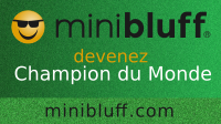 Gege joue au Minibluff